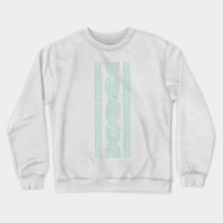 Cable Mint Crewneck Sweatshirt